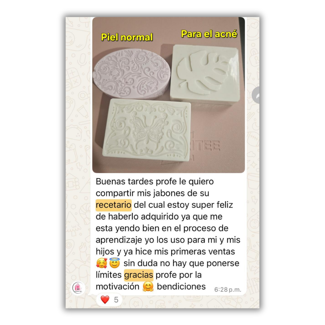 Testimonio jabones piel normal y acné